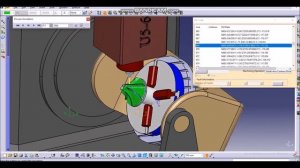 CATIA V5 - 5axis Machine Simulation with NC Code