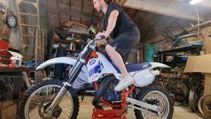 KTM 125 MX 1988 First start