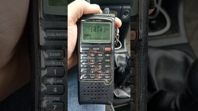 Прием радиолюбителей на 20 м. Icom R-20 смотреть онлайн