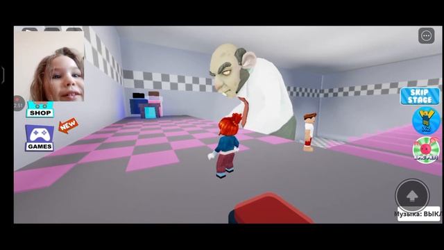 Убегаем от злого Зомби в Роблокс! Run away from the evil Zombie in Roblox! смотреть онлайн