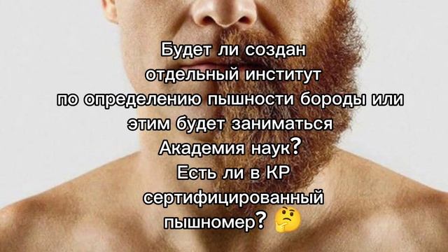 Много вопросов, ни одного ответа 🙄 #Кыргызстан#депутат#борьбасбородой#борода#пышность# смотреть онлайн