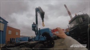 Седельный тягач Урал 44202 с КМУ Инман ИМ 150