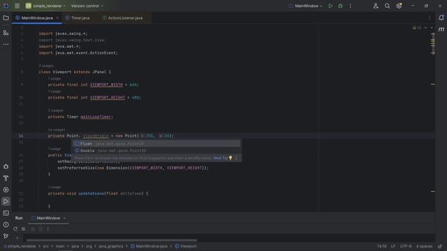 3D-графика на Java #1.3: главный цикл и анимация смотреть онлайн