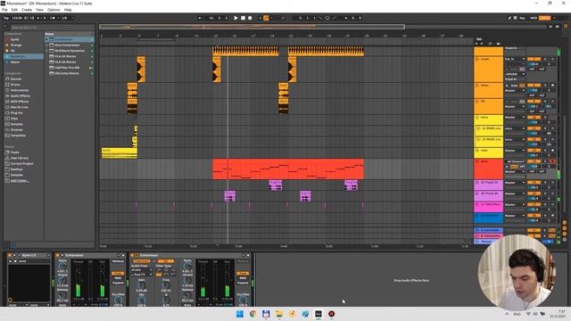 МУЗЫКА В МОМЕНТЕ. ТРЕК №9 (часть 1). Ableton Live