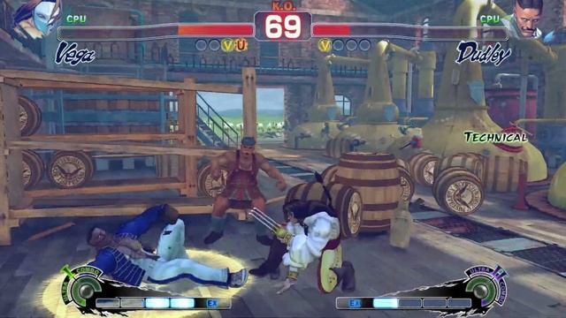 Vega vs Dudley! Awesome CPU Battle! смотреть онлайн