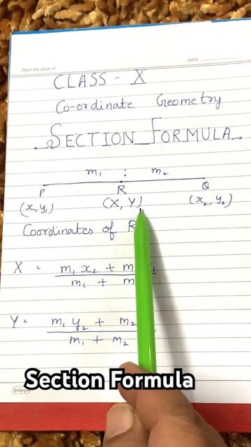 Class 10, Coordinate Geometry,Section Formula смотреть онлайн