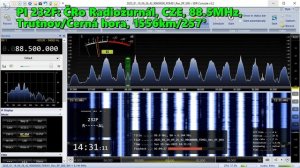 19.01.2025 11:30UTC, [Es, oos], ČRo Radiožurnál, Чехия, 88.5МГц, 1556км