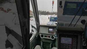 обзор кабины машиниста на кран ГАЛИЧАНИН 50Т