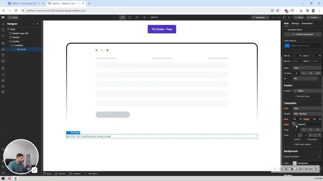Webflow Tutorial for Beginners – No-Code Web Design