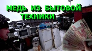 Добываю цветмет из бытовой техники!