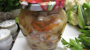 Маринованная суточная цветная капуста