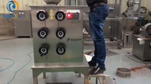 Приготовление порошкового кофе вальцовой мельницы BS 150