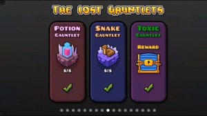 ALL GAUNTLETS REWARDS ( 2.1 ~ 2.2 ) | Geometry Dash 2.2