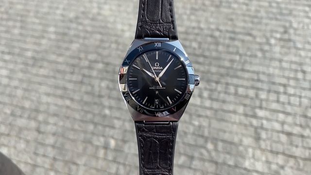 Omega Constellation 41 mm black смотреть онлайн