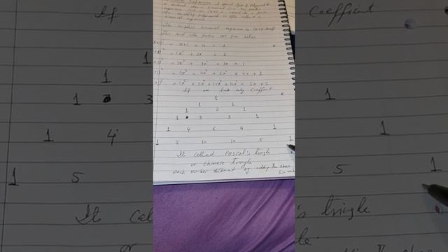 What is binomial expansion. What is Pascal's triangle or Chinese triangle. смотреть онлайн