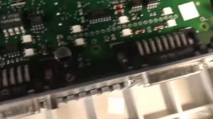 Siemens operator panel OP17-DP12 from inside