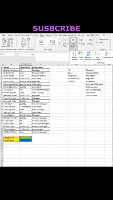 Excel Tips| Drop Down Lists & Conditional Formatting #shortvideo смотреть онлайн