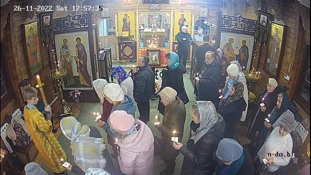 ☦ Прямой эфир | Всенощное бдение в храме Николая Японского | 26.11.2022 г. в 17.00
