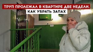 Труп пролежал в квартире две недели. Как убрать запах