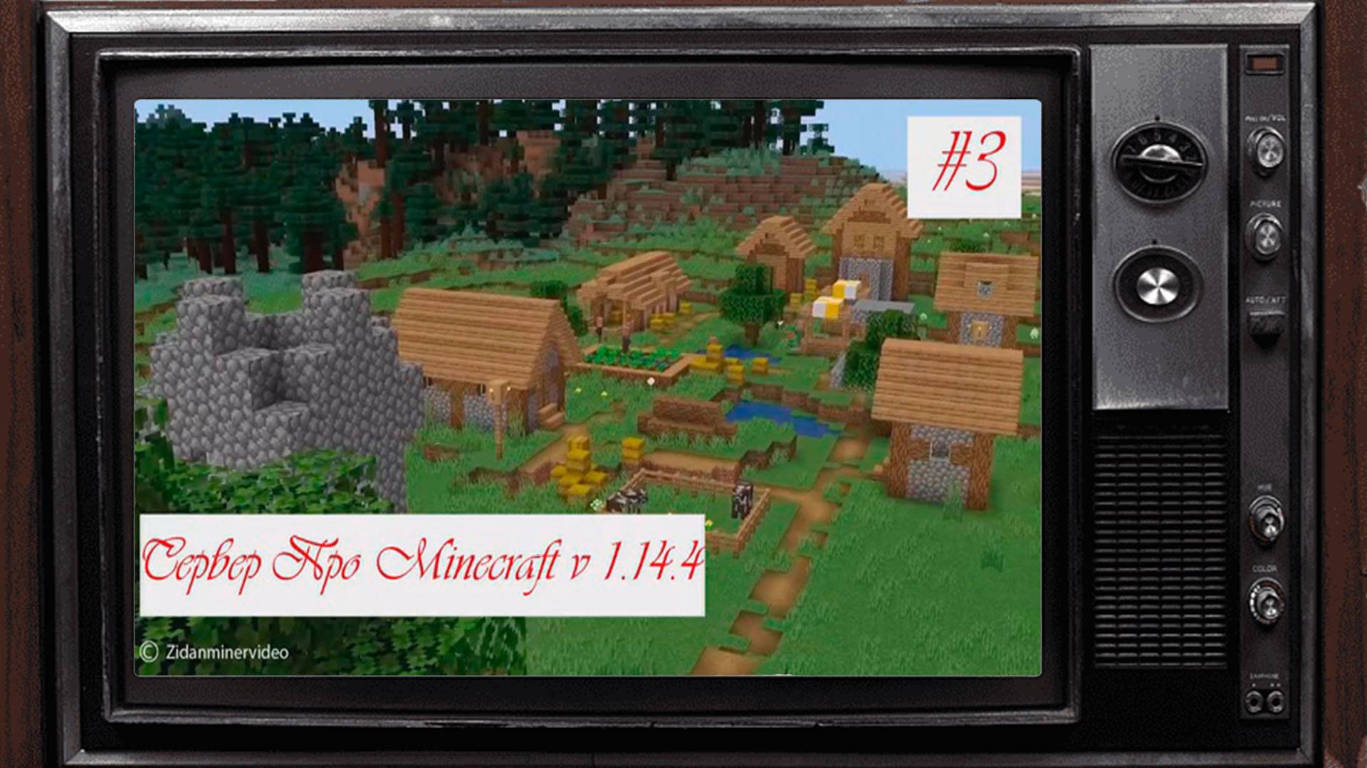 Стрим на лицензионном Про Minecraft server #3 майнкрафт v 1.14.4
