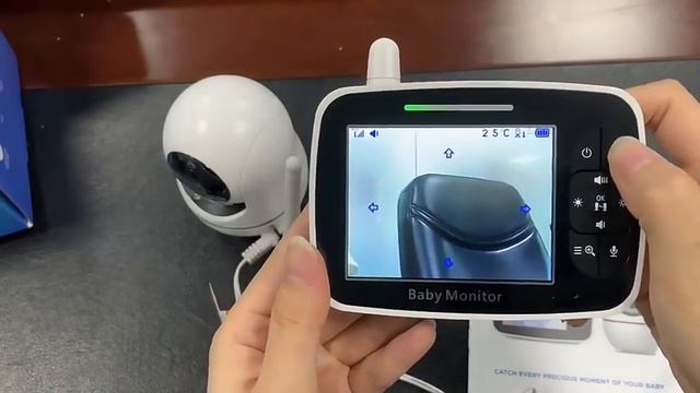 Baby Monitor si Camera Audio Video Wireless Pentru Supraveghere Bebe, LikeSmart SafeBaby™, Ecran HD