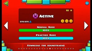 Active - The Unused Geometry Dash Song ||| Geometry Dash FANMADE CUT