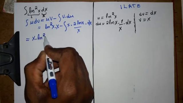42. Integral de ln ao quadrado, de x (Exemplo 8). смотреть онлайн