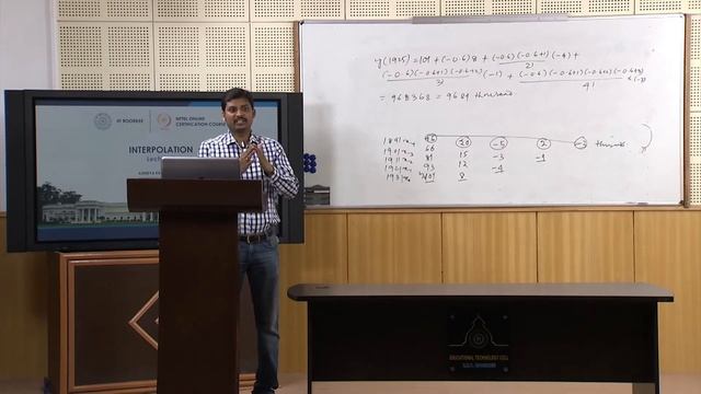Interpolation part-V (Solving problems using Newton's FD/BD fomula)