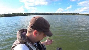 Первая серийная лодка Река 325 с мотором 5 сил