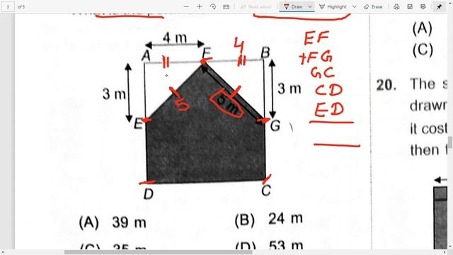 Chapter 6 Perimeter and Area Solutions || SOF Olympiad Class 5th Math Workbook 2020 смотреть онлайн