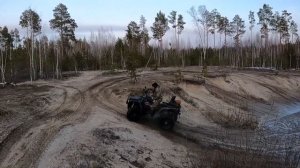 ПЕРЕВЕРНУЛСЯ НА КВАДРОЦИКЛЕ #перевернулся #переворот #квадрик #квадроцикл #бездорожье #4wd #ofroad