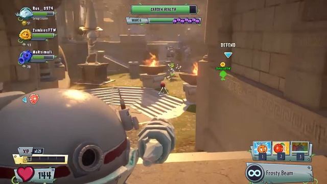 PvZ GW2 - Garden Ops #2 - Ледяной Цитрон, Hard-Сложность. смотреть онлайн