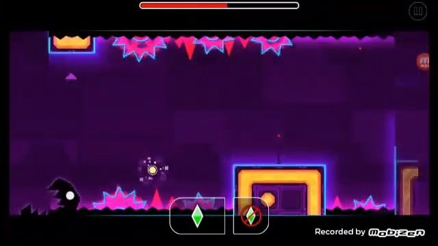 Geometry Dash Meltdown прохождение Airborne Robots без монет на Practice Mode смотреть онлайн