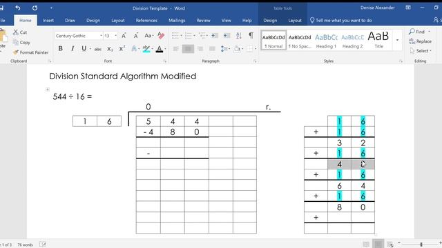 Division Standard Algorithm 2 Ways смотреть онлайн