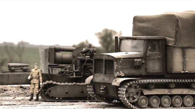 RC ADVENTURE Tanks: Russian Crawler-Tractor with 203 mm M1931 Howitzer (1:16 RC custom!)