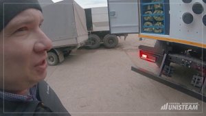 Универсальный моторный подогреватель УМП UNISTEAM на шасси КАМАЗ