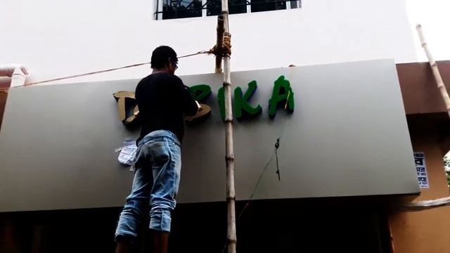 3D Neon letter Sign Board | Neon Led 3D acrylic letter Installation
