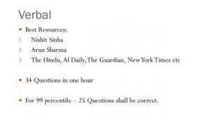 Formula to Crack 99+ Percentile in CAT