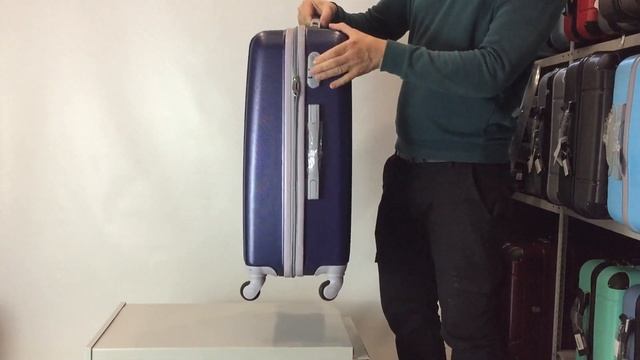 Чемодан на 4х колесиках ABS M 12975 смотреть онлайн