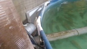 как врезать трубу в ПВХ бассейн
