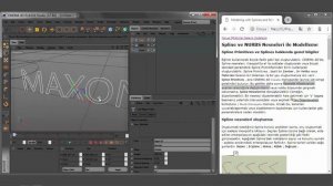 293-CİNEMA 4D Mekanik Modelleme Spline ve NURBS
