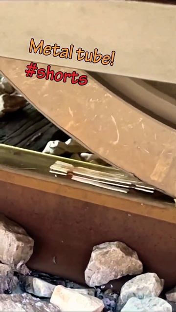 Train Experiment: Metal Pipe! #shorts смотреть онлайн