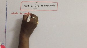 Signals & Systems - Derivation of Convolution Integral - UNIT III