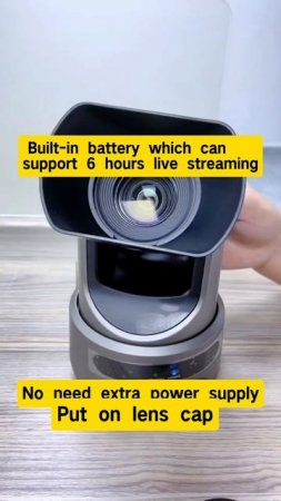 Wireless 4K AI tracking PTZ camera wireless live streaming camera