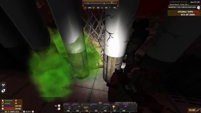 7 Days to Die Alpha 16 Starvation #40: Horda Con Premio Gordo!!! | Gameplay Español смотреть онлайн