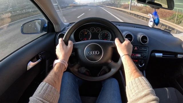 2003 Audi A3 8P (2.0 FSI 150 hp) POV Обзор и Тест драйв смотреть онлайн
