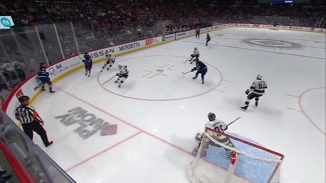 Jets' Slick Passing Gives Mark Scheifele Wide-Open Net vs. Kings