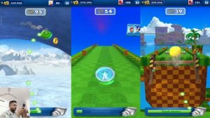 Sonic Dash - Vector vs Infinite vs Movie Super sonic - All Characters Unlocked - Gameplay