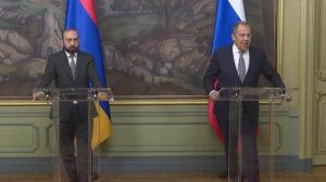 Совместная пресс-конференция С.Лаврова и А.Мирзояна, Москва, 21 января 2025 года