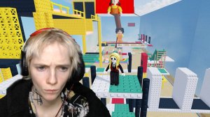 Roblox Squid Game Tower очень сложный обби